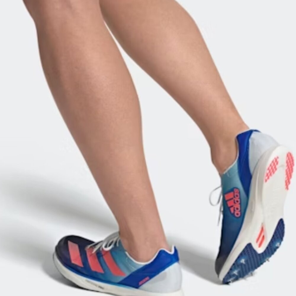 Adidas Adizero‎ Avanti TYO Track Spikes Blue Orange GY0939 Mens 7 Womens 8.5